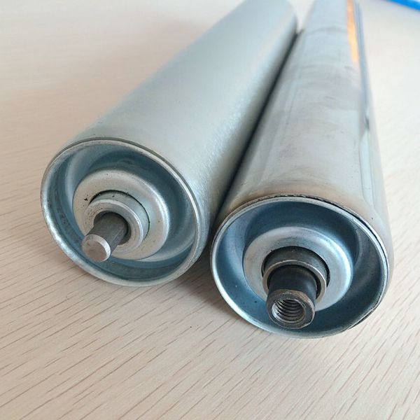 galvanized conveyor roller(free roller), Diameter: 50mm, roller length 850mm, shaft with female thread