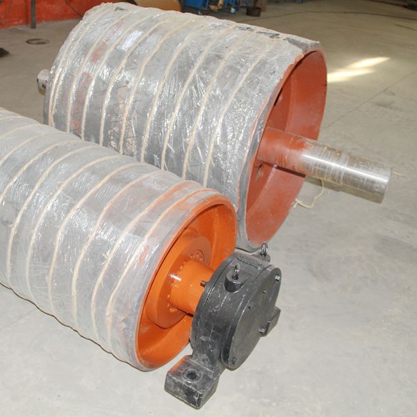 Belt conveyor rubber lagging 500x1150 drive pulley