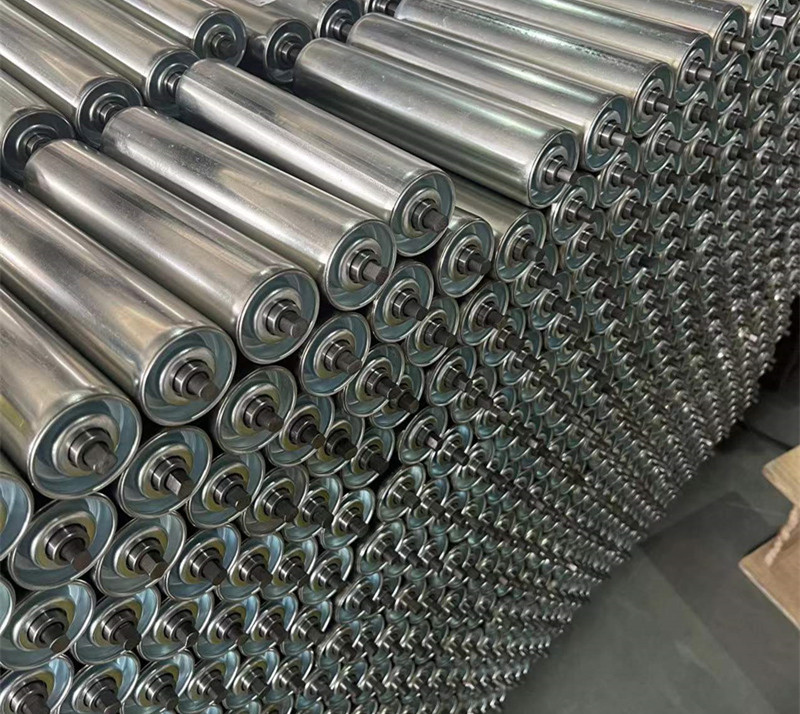 Galvanized Conveyor Roller with Steel End Caps