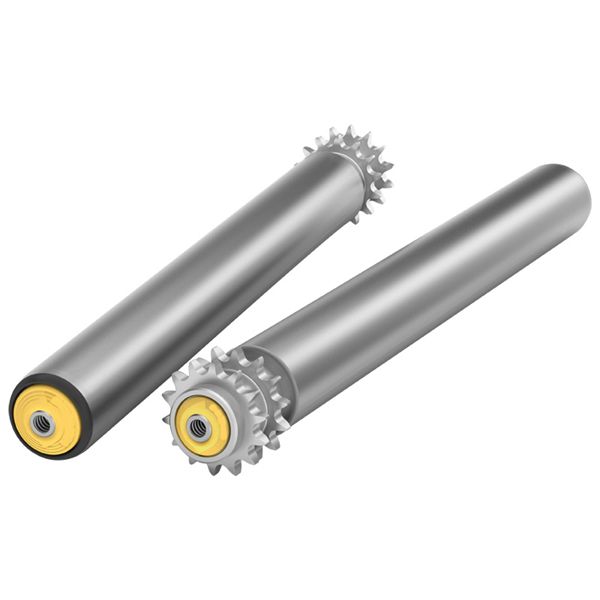 89mm Diameter Double Steel Sprocket Conveyor Roller