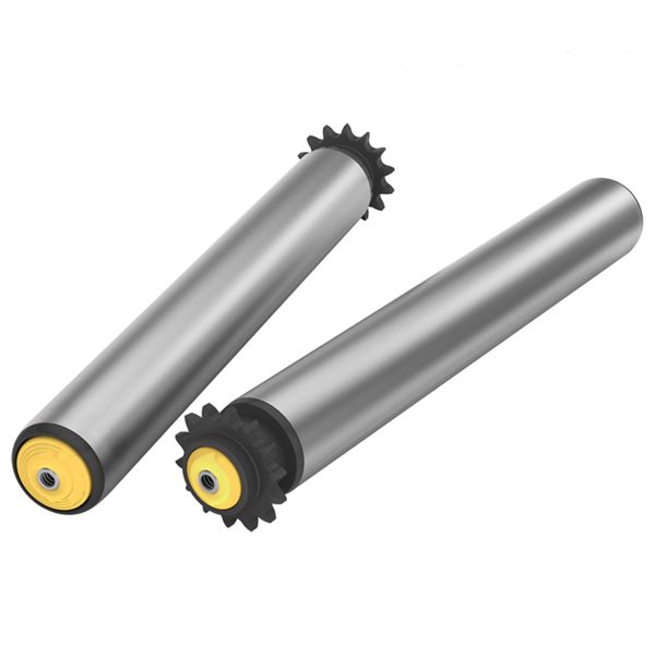 89mm Diameter Double Steel Sprocket Conveyor Roller