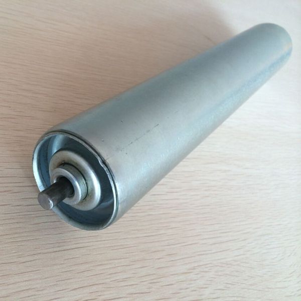 30mm diameter conveyor zinc standard roller with spring