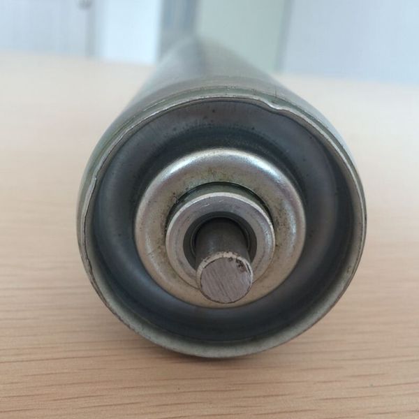 30mm diameter conveyor zinc standard roller with spring