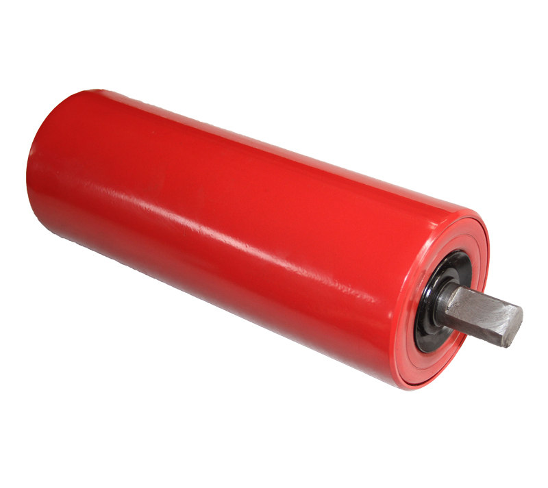 89mm carbon steel material coveyor idler roller with frame