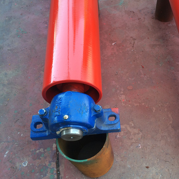 320mm diameter belt conveyor steel pipe take up pulley