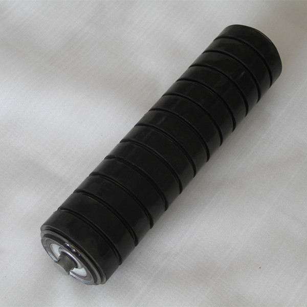 133mm diameter rubber covering impact idler